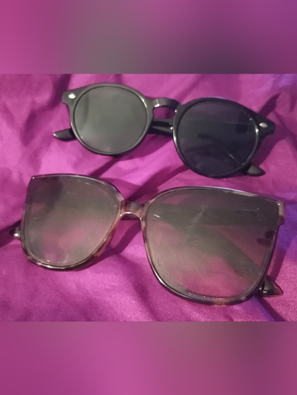 American Eagle & Foster Grant Sunglasses Bundle - Round Black & Tortoise Cat Eye